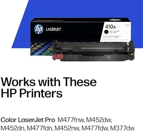 Close look at the HP 410A Black Toner Cartridge | Works with Color LaserJet build quality