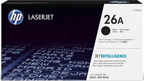 HP 26A Black Toner Cartridge Printers | Works with LaserJet Pro M402 Series; LaserJet Review: Tested and Rated
