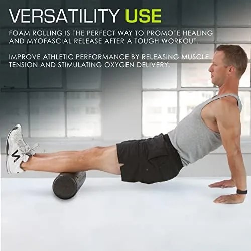 Another view of the ProsourceFit High Density Foam Rollers 18 - inches long, Firm