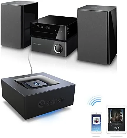 Another view of the Esinkin Bluetooth Audio Adapter for Music Streaming Sound System |