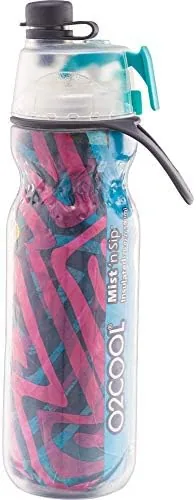 Testing the O2COOL Mist N Sip 20 oz Misting Sports Reusable Water Bottle Baseball over two weeks