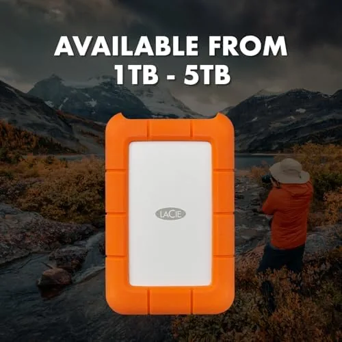 The LaCie Rugged Mini Portable External Hard Drive, 4TB, 2.5", for compared in context