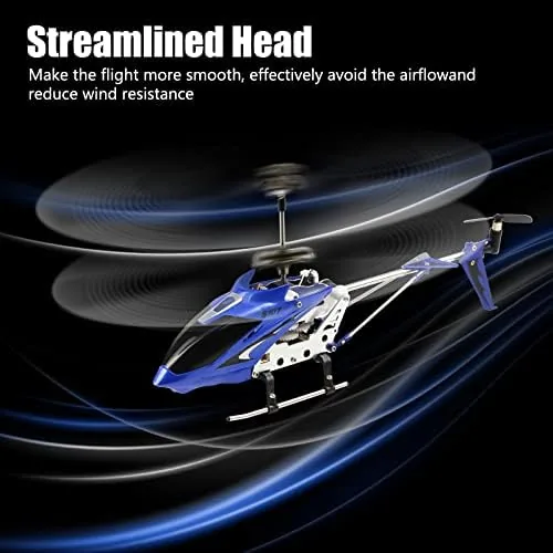 Side by side comparison of toy helicopter types on a table