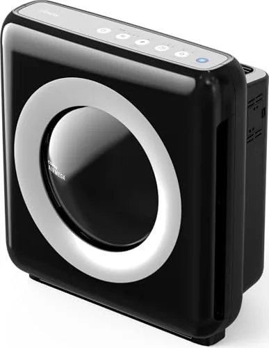 The COWAY Mighty AP-1512HH air purifier in a living room corner