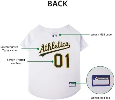 Testing the Official MLB Oakland Athletics Pet Jersey for Dogs & Cats over two weeks
