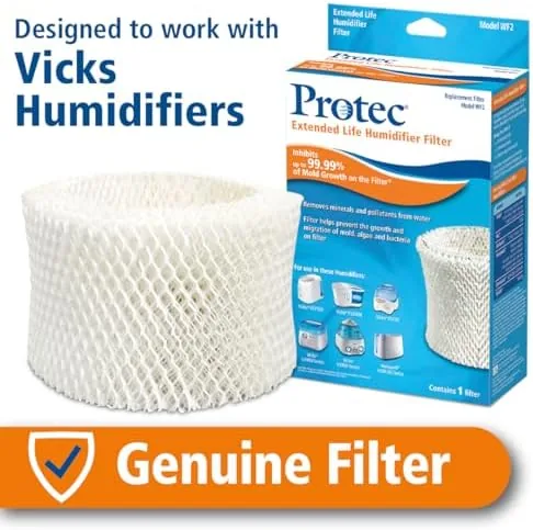 The Protec Extended Life Humidifier Replacement Filter, 3 Pack | Designed in real use