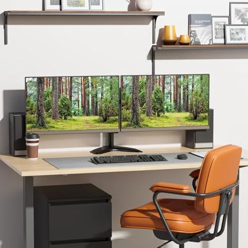 The WALI Dual Monitor Stand for Desk, Monitor Stands for 2 compared in context