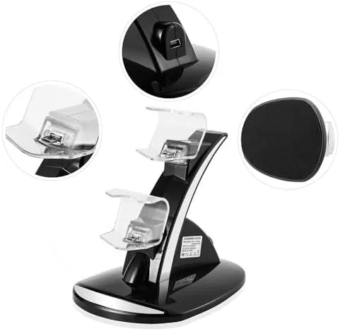 The Megadream dock rear view showing the USB power connection