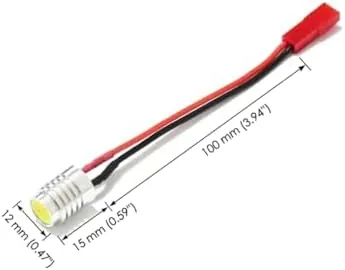 Detail shot of the usmile RC Night Flying 12V 1.5W Super Bright RC LED features