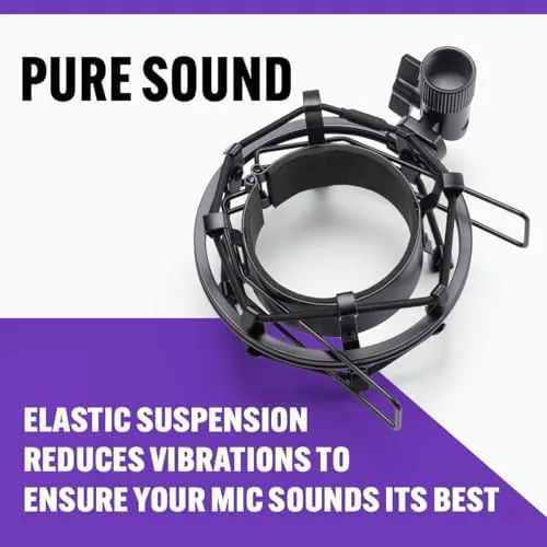 The On-Stage MY430 Shock Mount for Studio Mics (55, 60 mm) (Elastic compared in context