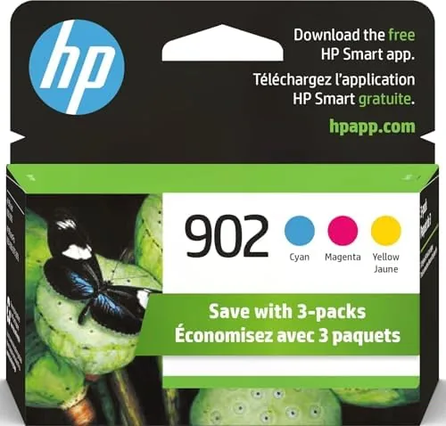 HP 902 Cyan, Magenta, Yellow Ink Cartridges | Works with OfficeJet 6950, 6960, Pro Review: Tested and Rated