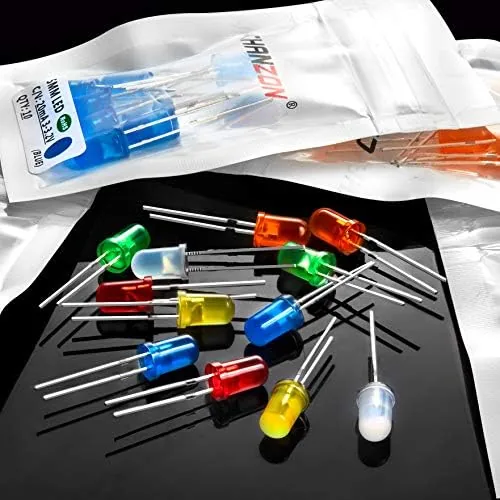 The CHANZON 6 Colors 5mm LED Diode Emitting Lights Assortment Kit compared in context