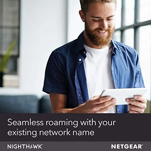 A smart TV streaming video on the extended Wi-Fi network