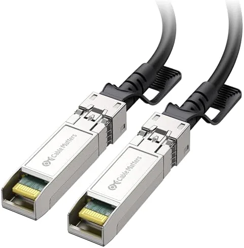 Cable Matters 10Gbps DAC Twinax SFP+ Cable, 0.5m/1.6ft | 10GBASE-CU, Passive Direct Attach Copper Review: Tested and Rated