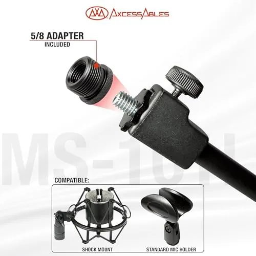 Testing the AxcessAbles Short Microphone Stand with 34" Telescoping Boom Arm | over two weeks