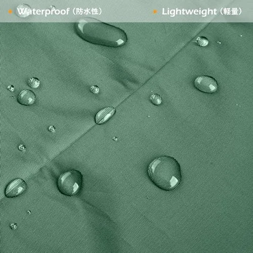 Close view of the grommets and taped seams on the tarp edge