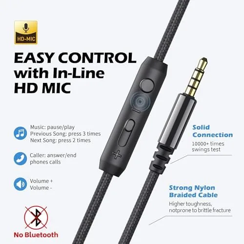 The AILIHEN C8 headphones in a backpack with a school Chromebook