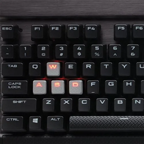 Corsair K70 LUX compared side by side with a rival mechanical keyboard