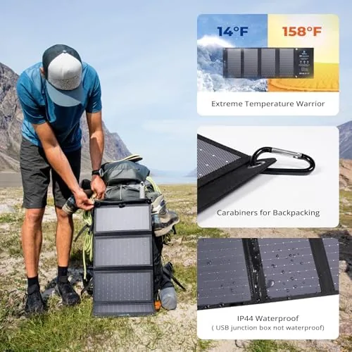 Testing the BigBlue 28W High-Efficiency Solar Panel Charger with Dual USB-C and over two weeks