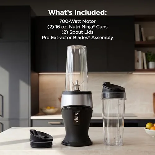 The Ninja Fit cup with spout lid packed in a lunch bag