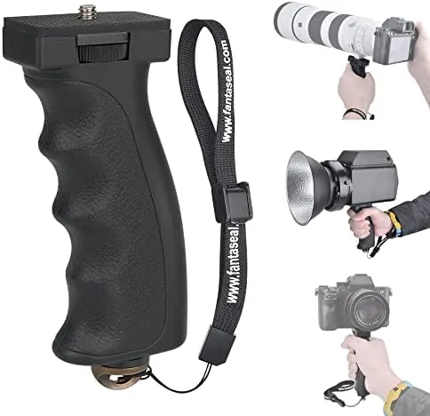 Universal Ergonomic DSLR Camera Camcorder Monocular Hand Grip Stabilizer | Portable Handheld Selfie Stick， Review: Tested and Rated
