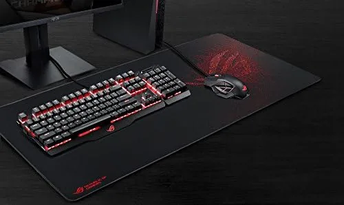 Close look at the ASUS ROG Sheath Gaming Mouse Pad , 35.4" x 17.3" build quality