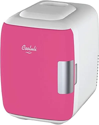 Cooluli Skincare Mini Fridge Review: A Fuchsia 4L Fridge for Serums, Drinks, and More