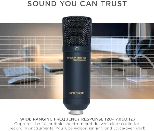 The Marantz Professional MPM-1000U USB Condenser Microphone | Plug and Play in real use