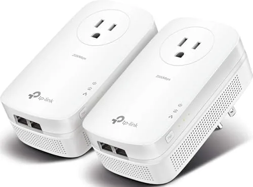 TP-Link AV2000 Powerline Ethernet Adapter, Passthrough, 2 Gigabit Ports | Powerline Network Adapter, 2x2 Review: Tested and Rated