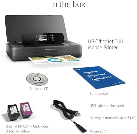 Testing the HP OfficeJet 200 Wireless Mobile Printer - Black, Battery Included (CZ993A) over two weeks