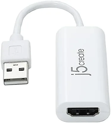 The j5create USB to HDMI Display Adapter- USB to HDMI 1080P in real use