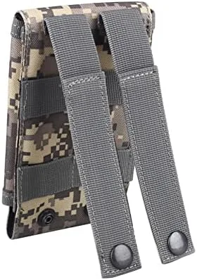 The Universal Tactical MOLLE Holster Army Mobile Phone Belt Pouch EDC in real use
