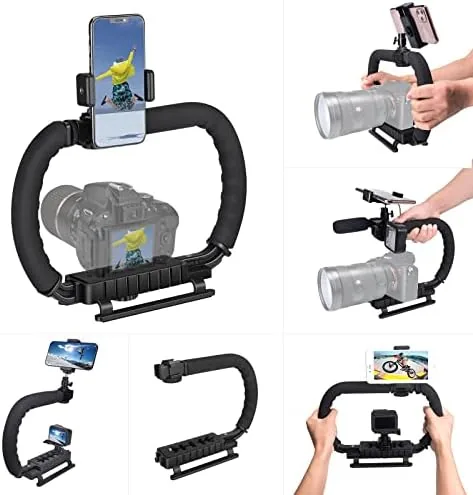 3-Shoe DSLR/Action Camera/Camcorder/Phone Stabilizer Expansion Cage Mount | Moviemaking Holder Rig YouTube Tiktok Vlogging Review: Tested and Rated