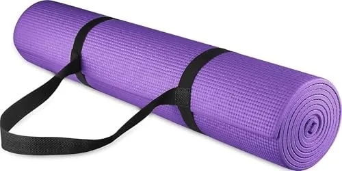 Fitvids All Purpose 1/4-Inch High Density Anti-Tear Exercise Yoga Mat with Carrying Strap, Multiple Review: Tested and Rated