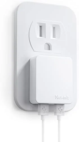 Nekmit Dual Port Ultra Thin Flat USB Wall Charger with Smart IC, White Review: Tested and Rated