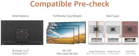 Close look at the Amazon Basics Full Motion Articulating TV Wall Mount, with Swivel build quality