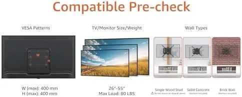 The Amazon Basics Full Motion Articulating TV Wall Mount, with Swivel in real use