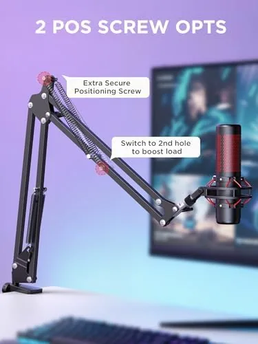 Testing the InnoGear Boom Arm Microphone Mic Stand for Blue Yeti Fifine over two weeks