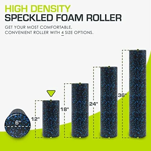 Close look at the ProsourceFit High Density Foam Rollers 12 - inches long, Firm build quality