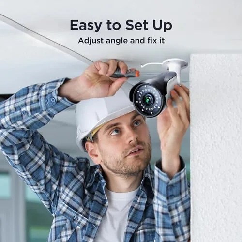 Another view of the TIGERSECU 2MP Metal Long Range Security Camera for TVI/CVI/AHD/CVBS DVRs
