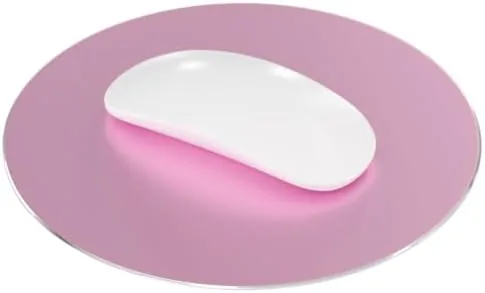 ProElife Aluminum Metal Mouse Pad Mice Mat 8.66 in (Round, Blush Pink) | Anodic Review: Tested and Rated