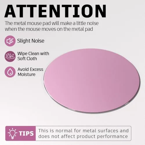 Testing the ProElife Aluminum Metal Mouse Pad Mice Mat 8.66 in (Round over two weeks