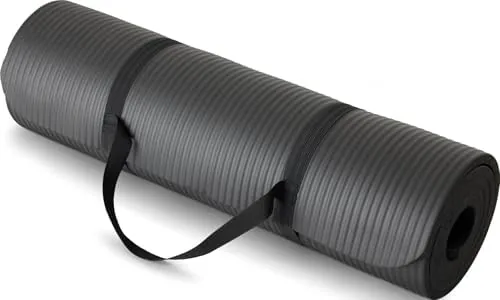 Amazon Basics Extra Thick Exercise Yoga Mat with Carrying Strap Review: Tested and Rated