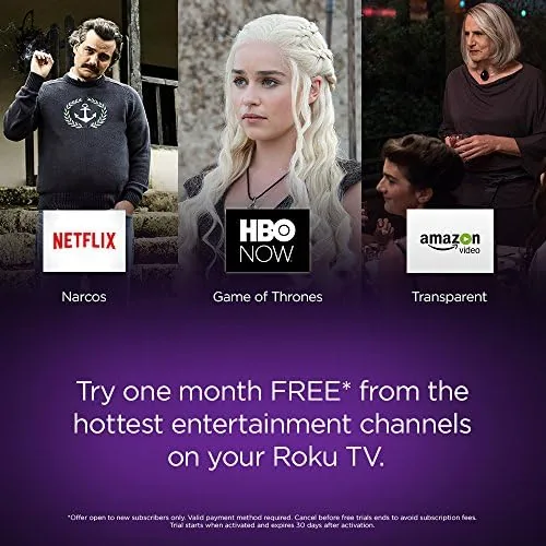 Roku Premiere connected behind a 4K television