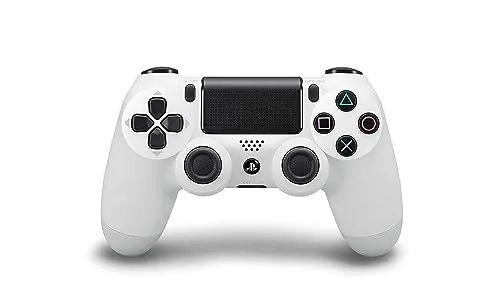 DualShock 4 controller compared with a newer DualSense controller