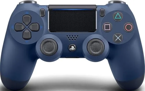 Two players using DualShock 4 controllers on a couch setup