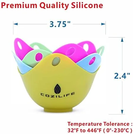 Close up of a silicone cup with its ring stander