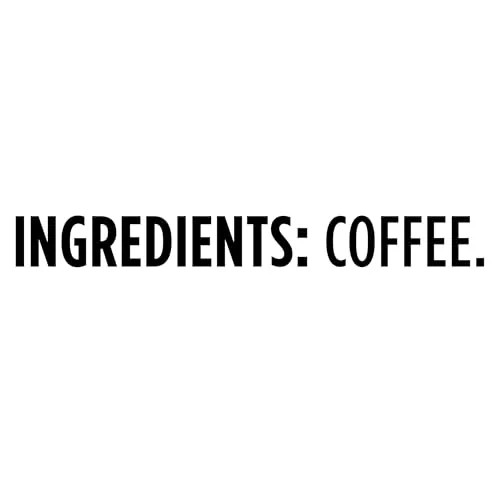 Open canister showing dark ground coffee inside