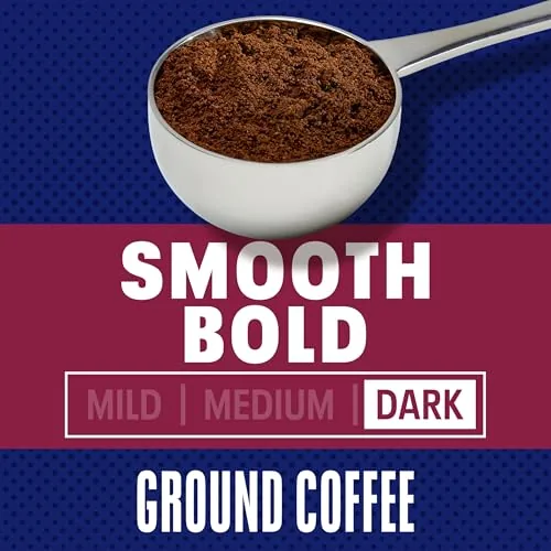 Ground coffee being scooped into a drip coffee filter