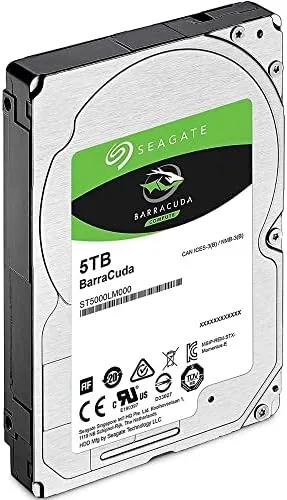 The Seagate BarraCuda 5TB Internal Hard Drive HDD , 2.5 Inch in real use